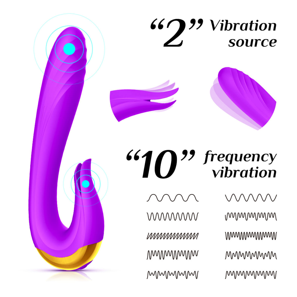 Vibrator Strapless G4 Vibrador que Esquenta com Estimulador Clitoriano Vip Mix