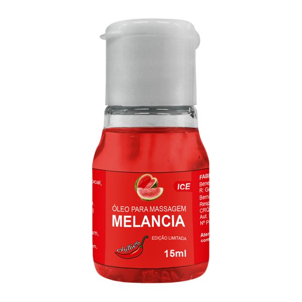 Óleo para Massagem Comestível Ice 15ml Chillies