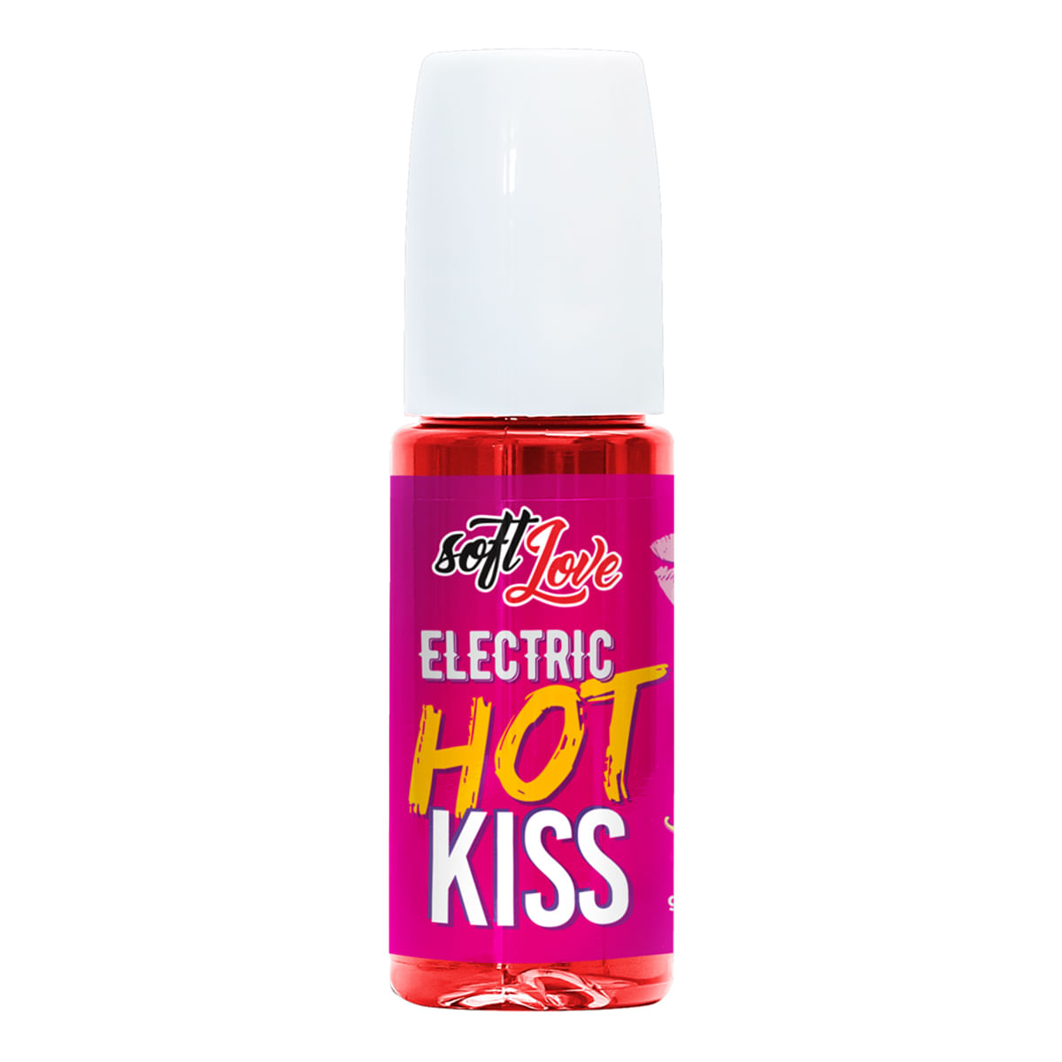 Gloss Eletric Hot Kiss Morango com Champagne Roll-on Soft Love
