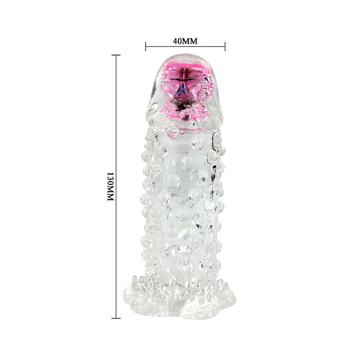 Brave Man Baile Capa Peniana com Vibrador de Toque Sexy Import