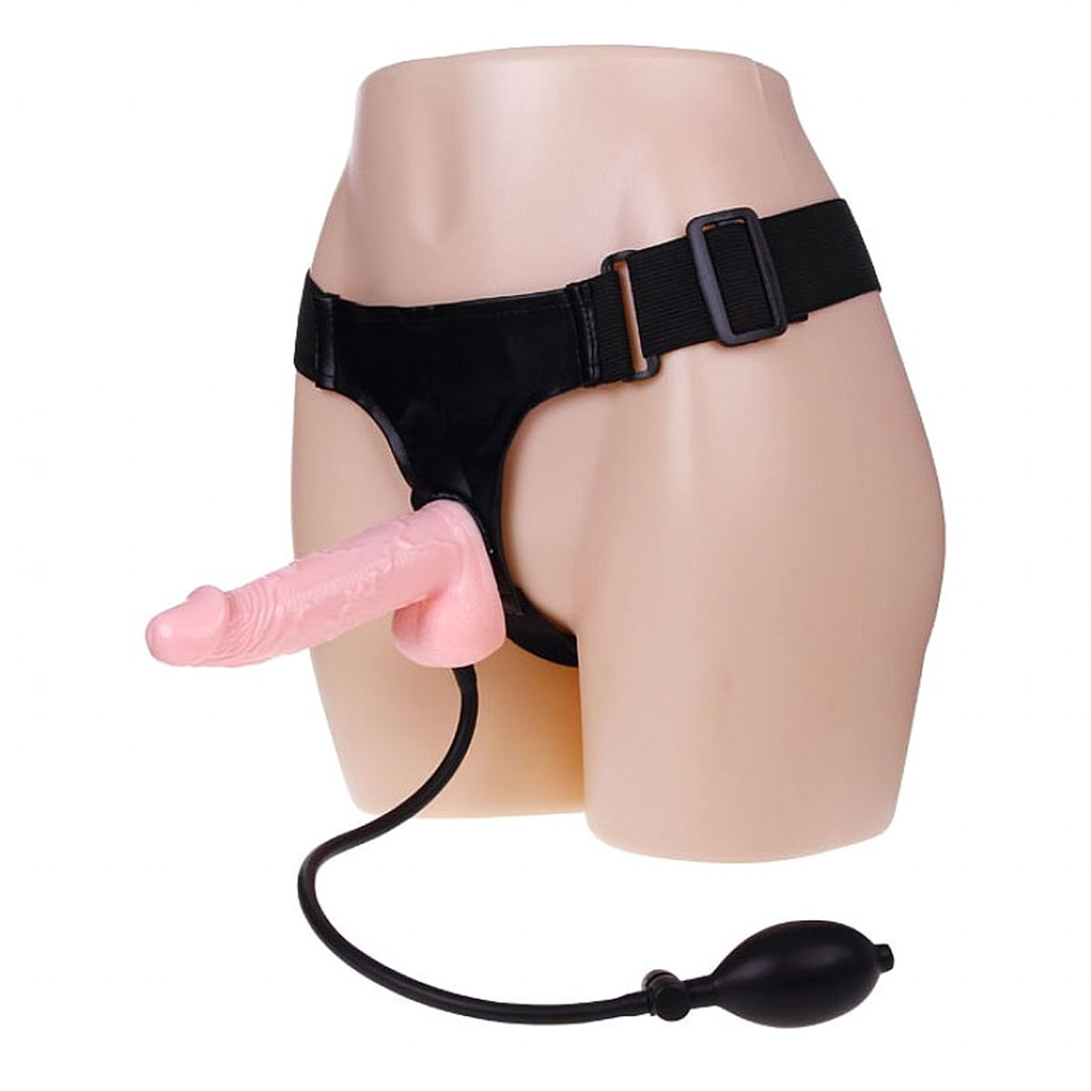 Ultra Harness Cinta Peniana com Pênis Inflável em Silicone Sexy Import