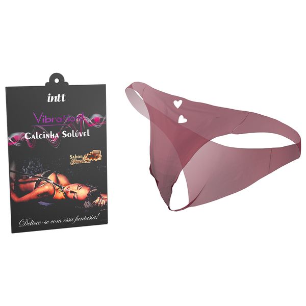 Calcinha Solúvel Vibration Sabor Chocolate 1 Unidade Intt