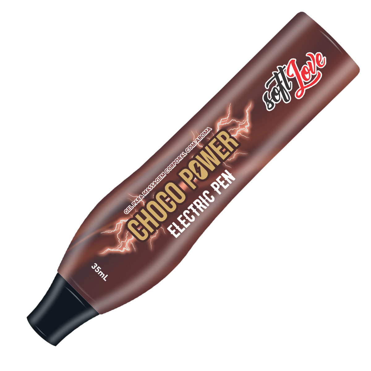Choco Power Eletric Pen Caneta Comestível Sabor Chocolate 35ml Soft Love