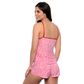 Short Doll Estampado com Laço em Cetim Hot Love