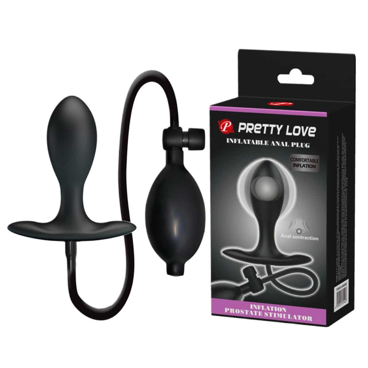 Pretty Love Inflatable Plug Anal II Estimulador de Próstata que Infla Miss Collection