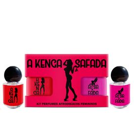 Kit A Kenga Safada Perfume Afrodisíaco Feminino 5ml Sexy Fantasy