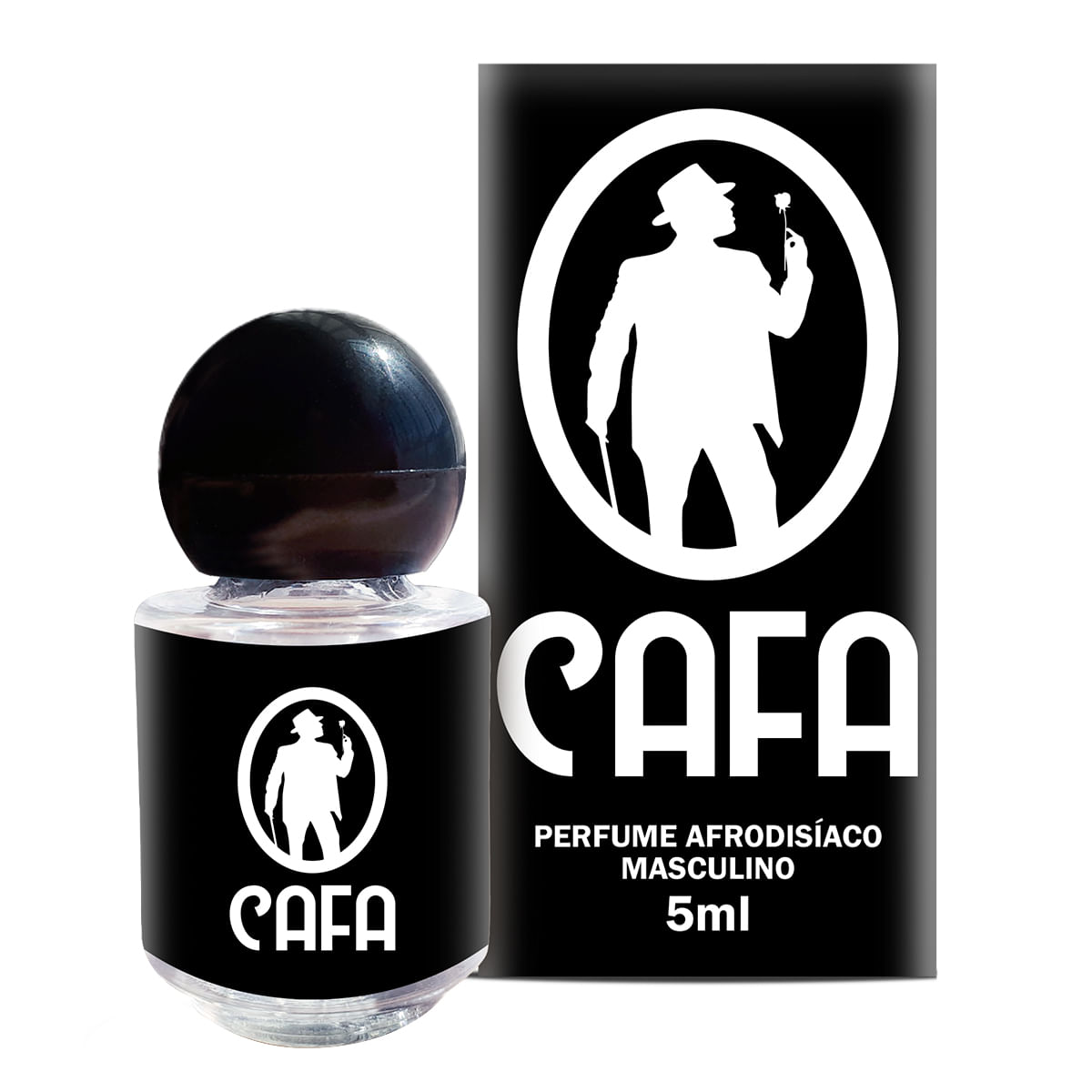 O Cafa Perfume Afrodisíaco Masculino 5ml Sexy Fantasy