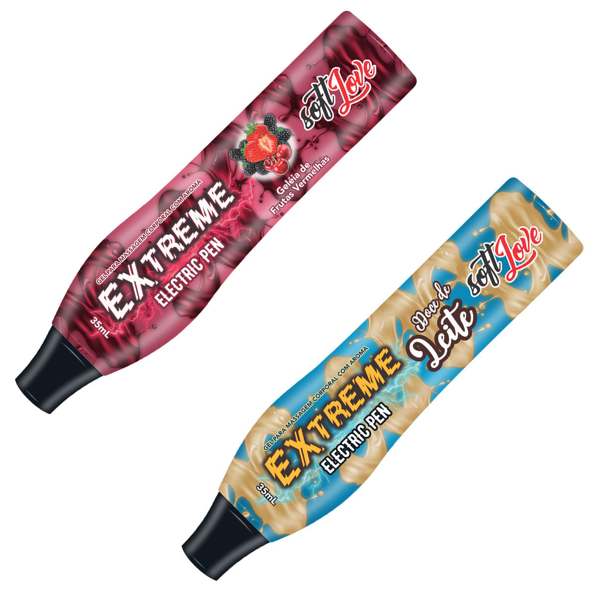 Extreme Eletric Pen Caneta Comestível 35ml Soft Love