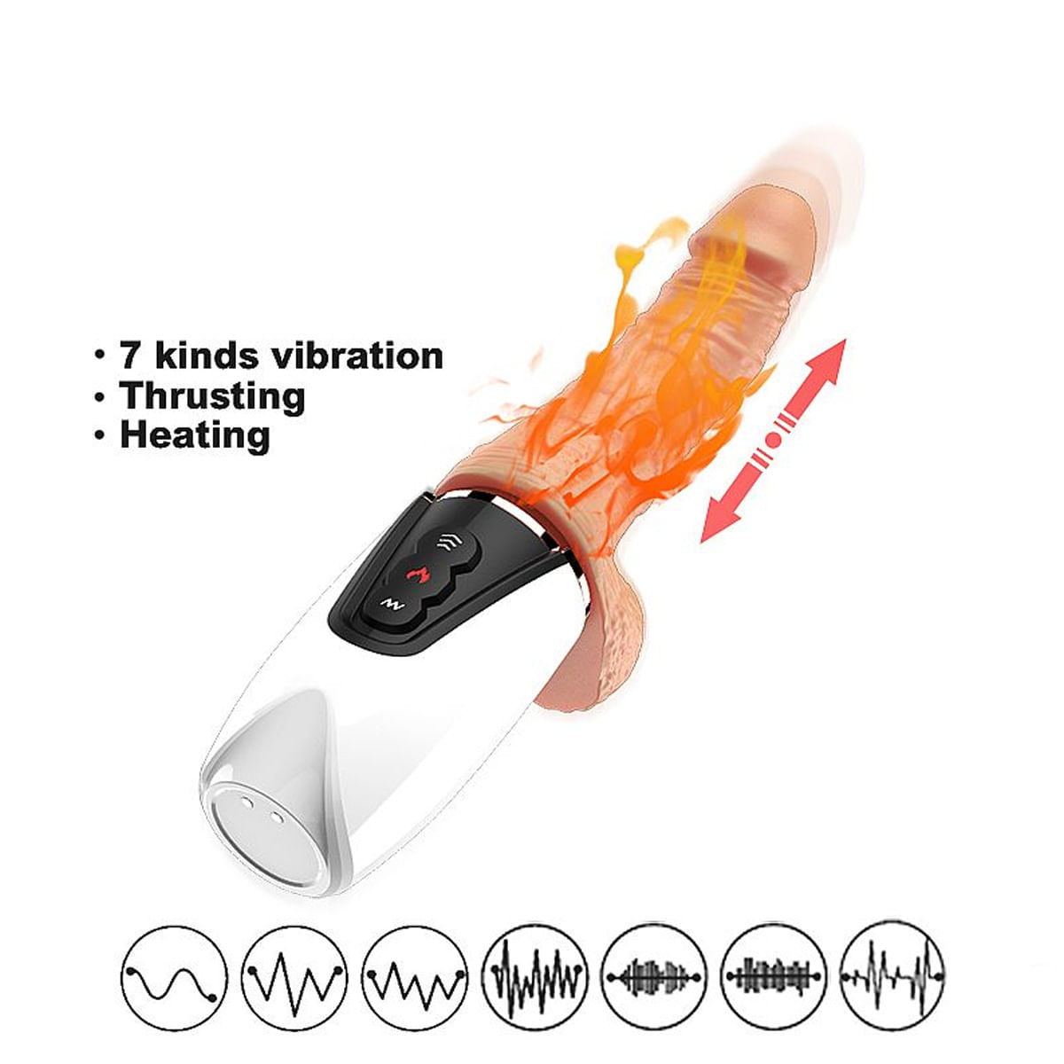 Sex Massage Madge Vibrador Vai e Vem Sexy Import