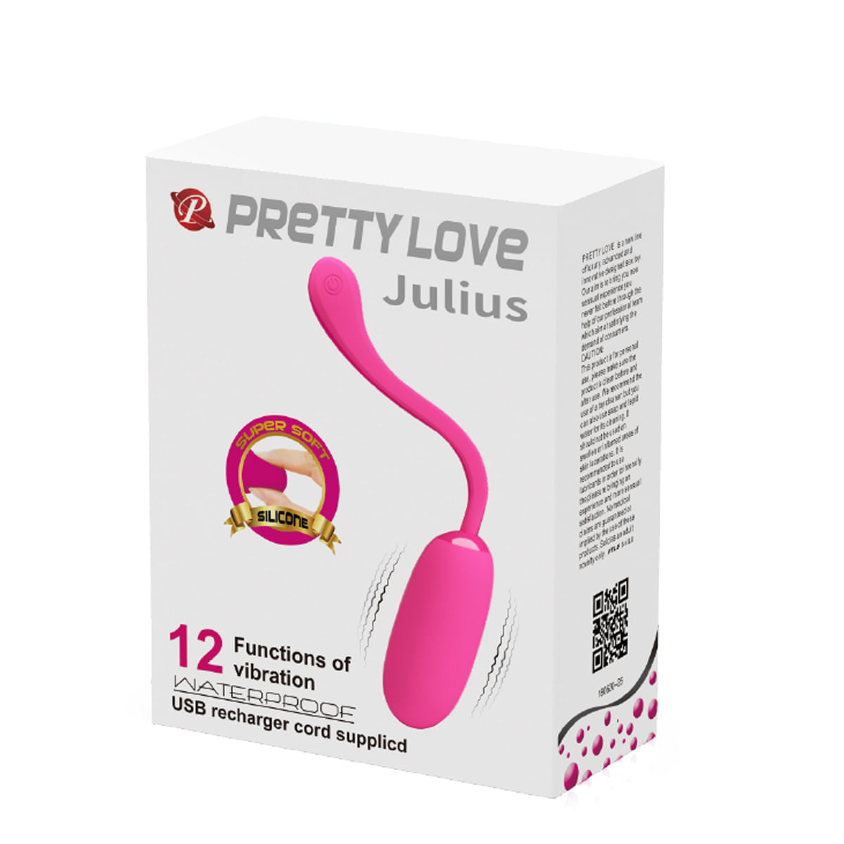 Bullet Julius Vibrador Silencioso com 12 Modos de Vibração Sexy Import