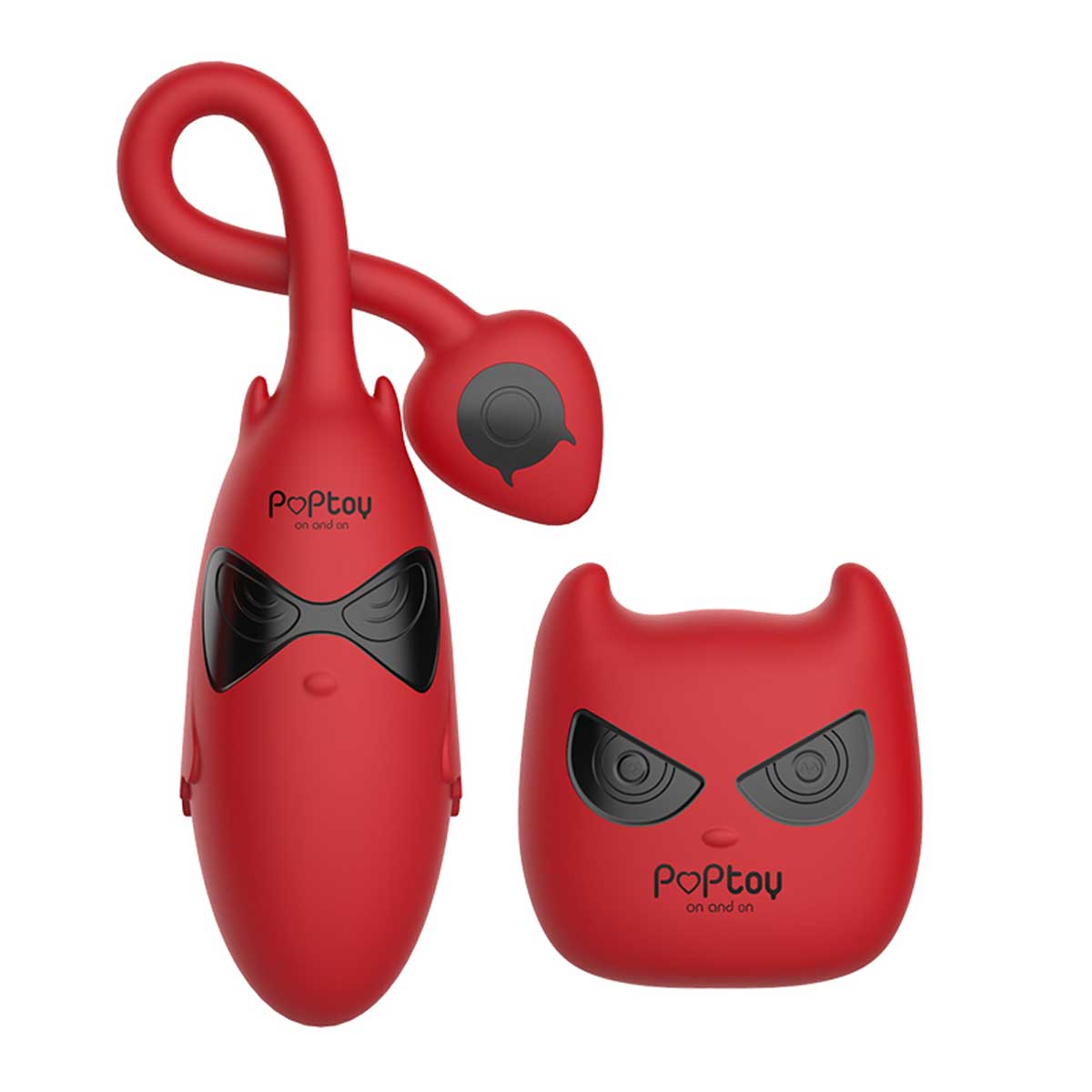 Poptoy Little Devil Vibrador Bullet com Controle Remoto em Formato de Diabinho Intt Poptoy Little Devil Vibrador Bullet com Controle Remoto em Formato de Diabinho Intt