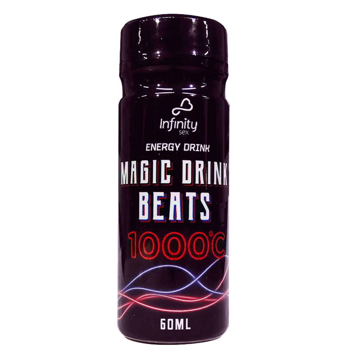 Magic Drink 1000C Energy Drink Energético Alcóolico 60ml Linha Beats Infinity Sex