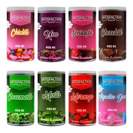 Kiss Me Cápsula com Óleo Beijável para Massagem Corporal com 3 unidades Satisfaction Caps