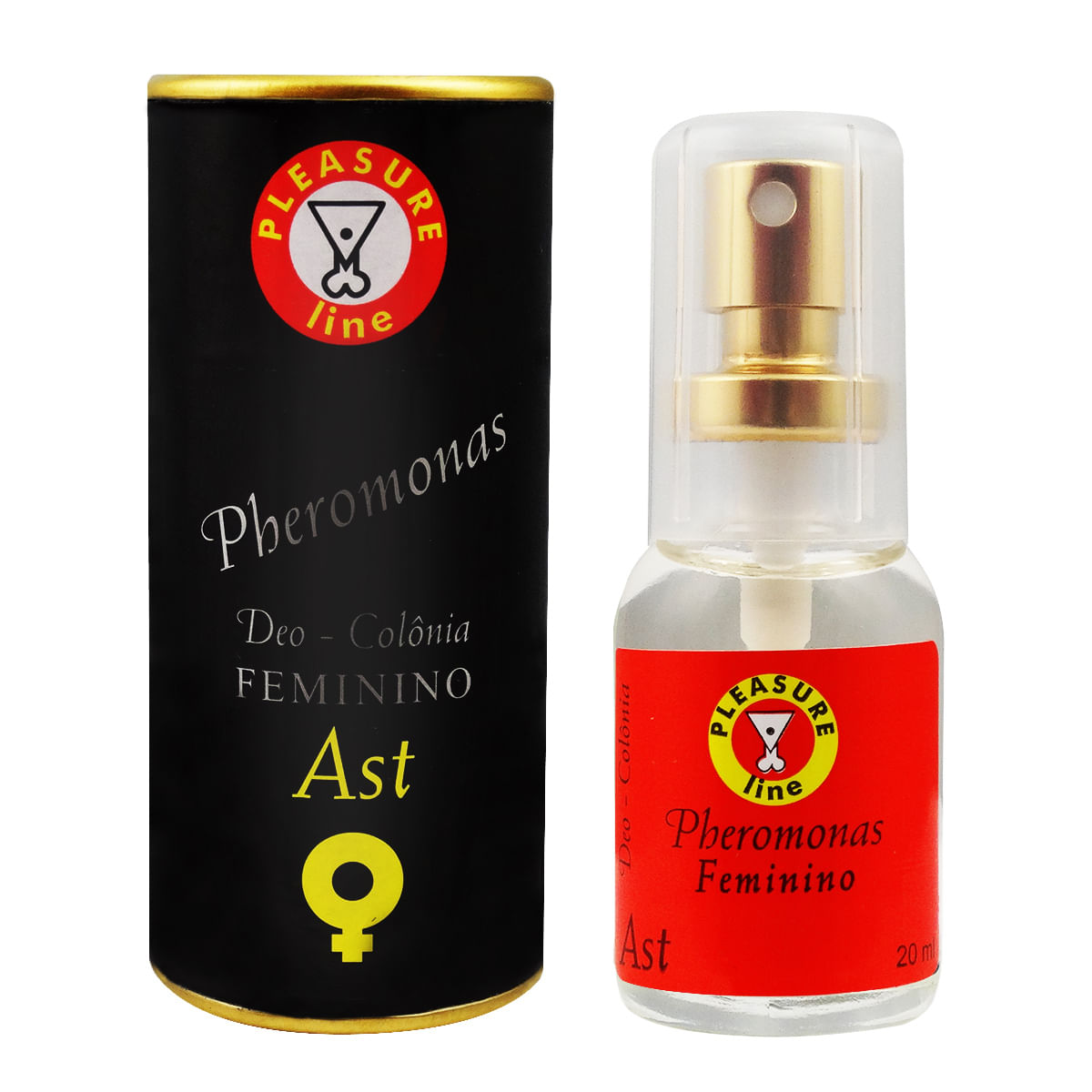 Pheromonas Ast Deo Colônia Feminina 20ml Pleasure Line Pheromonas Ast Deo Colônia Feminina 20ml Pleasure Line