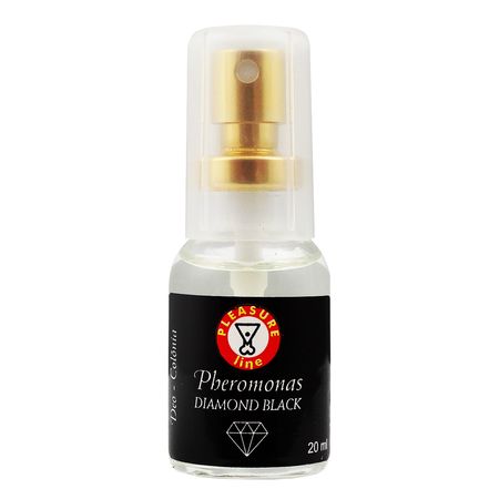 Pheromonas Diamond Black Deo Colônia Masculina 20ml Pleasure Line