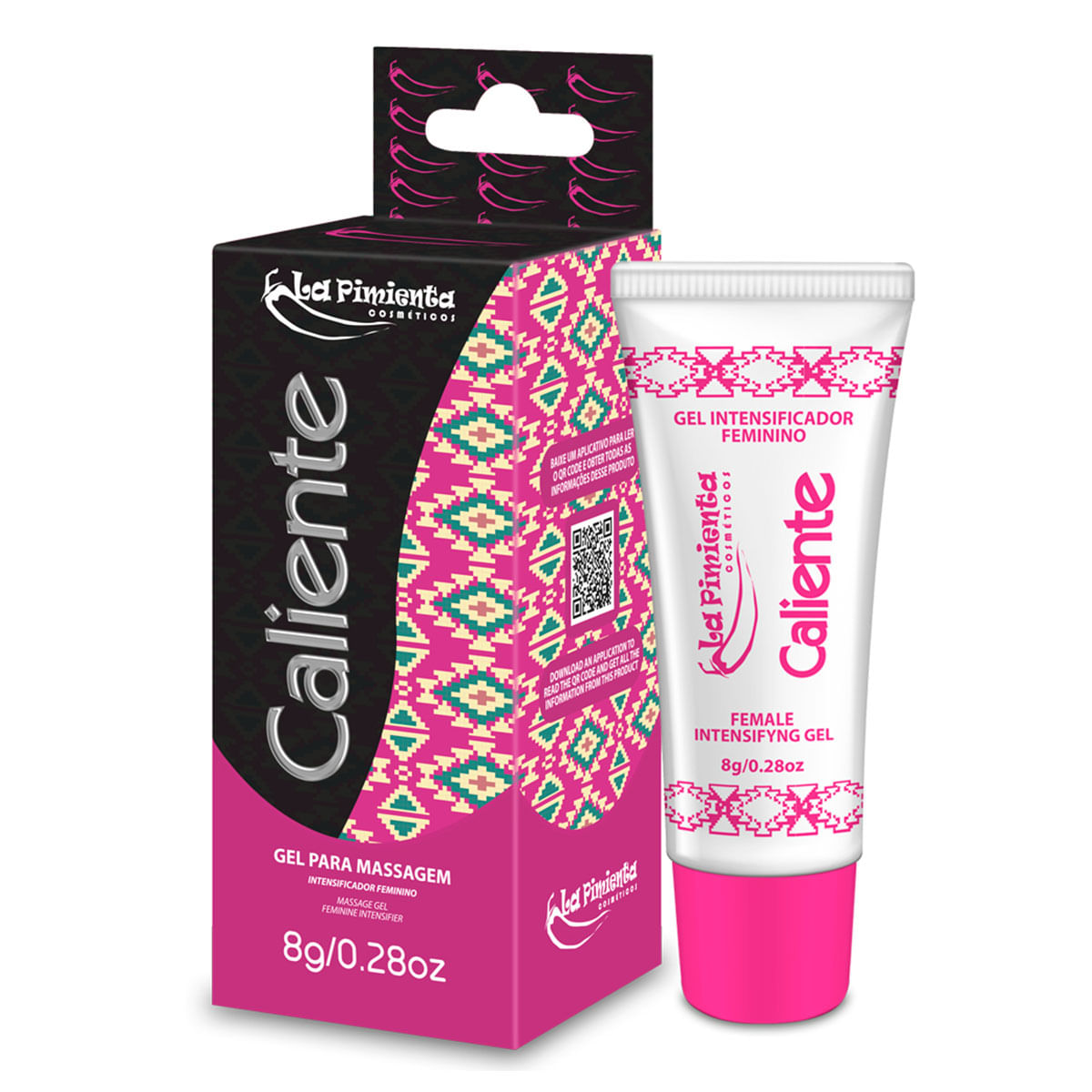 Caliente Intensificador Excitante Feminino 8g La Pimienta