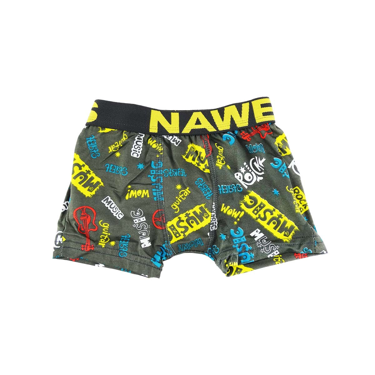 Kit Cueca Boxer Infantil Estampada 2 unidades em Microfibra Nawes