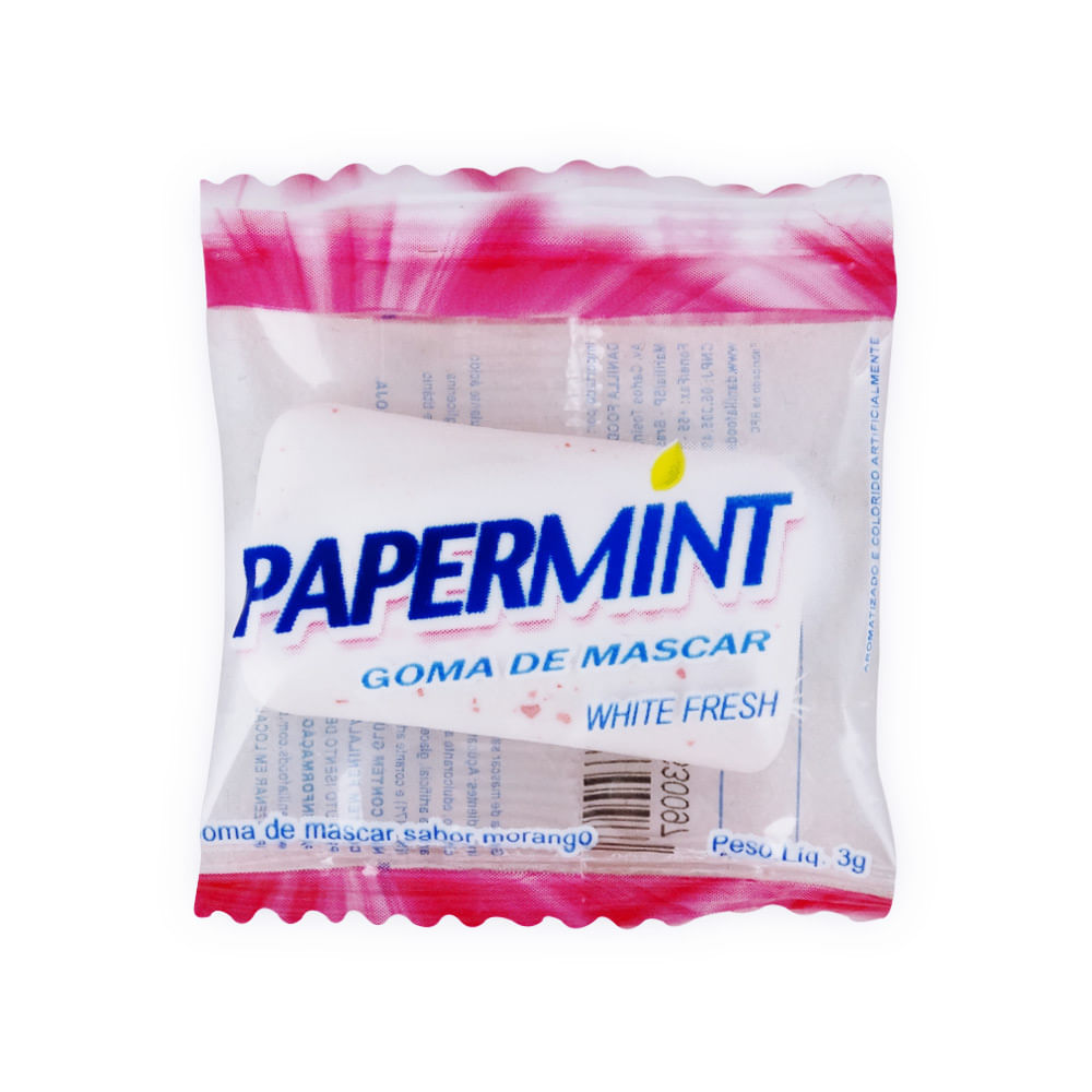 Papermint Goma de Mascar White Fresh Danilla Foods