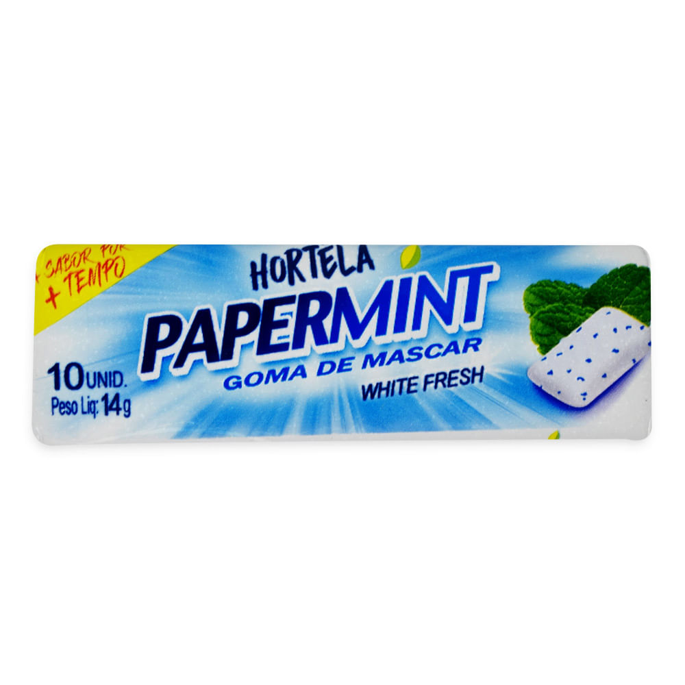 Papermint Goma de Mascar 10 unidades White Fresh Danilla Foods
