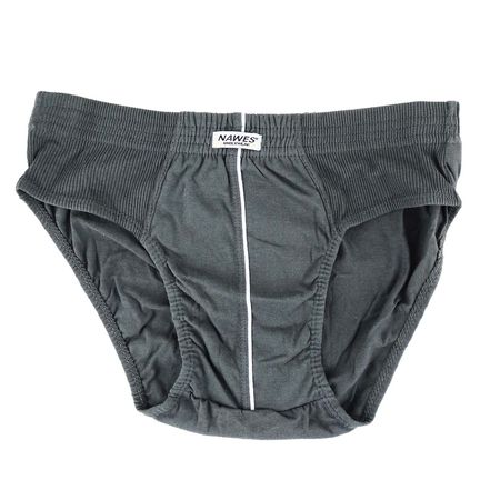 Kit 3 Cuecas Slip Adulto em Algodão Nawes