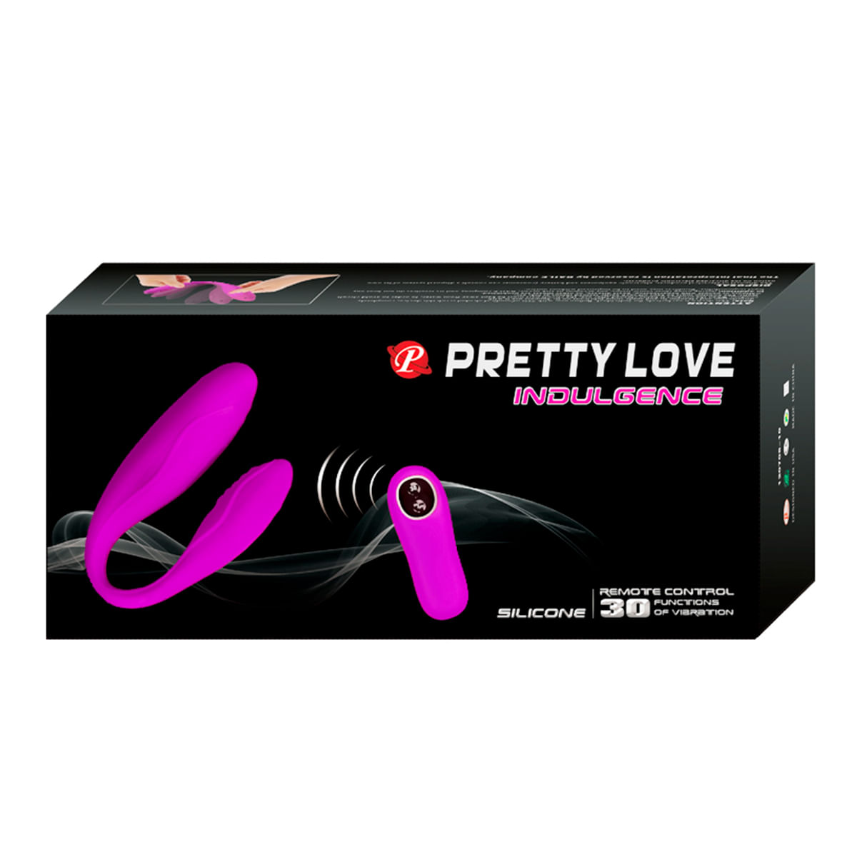 Pretty Love Indulgence Vibrador para Casais com 30 Modos de Vibração Recarregável Sexy Import