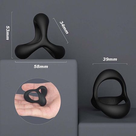 S-hande Anel Peniano Black Rider II Sexy Import