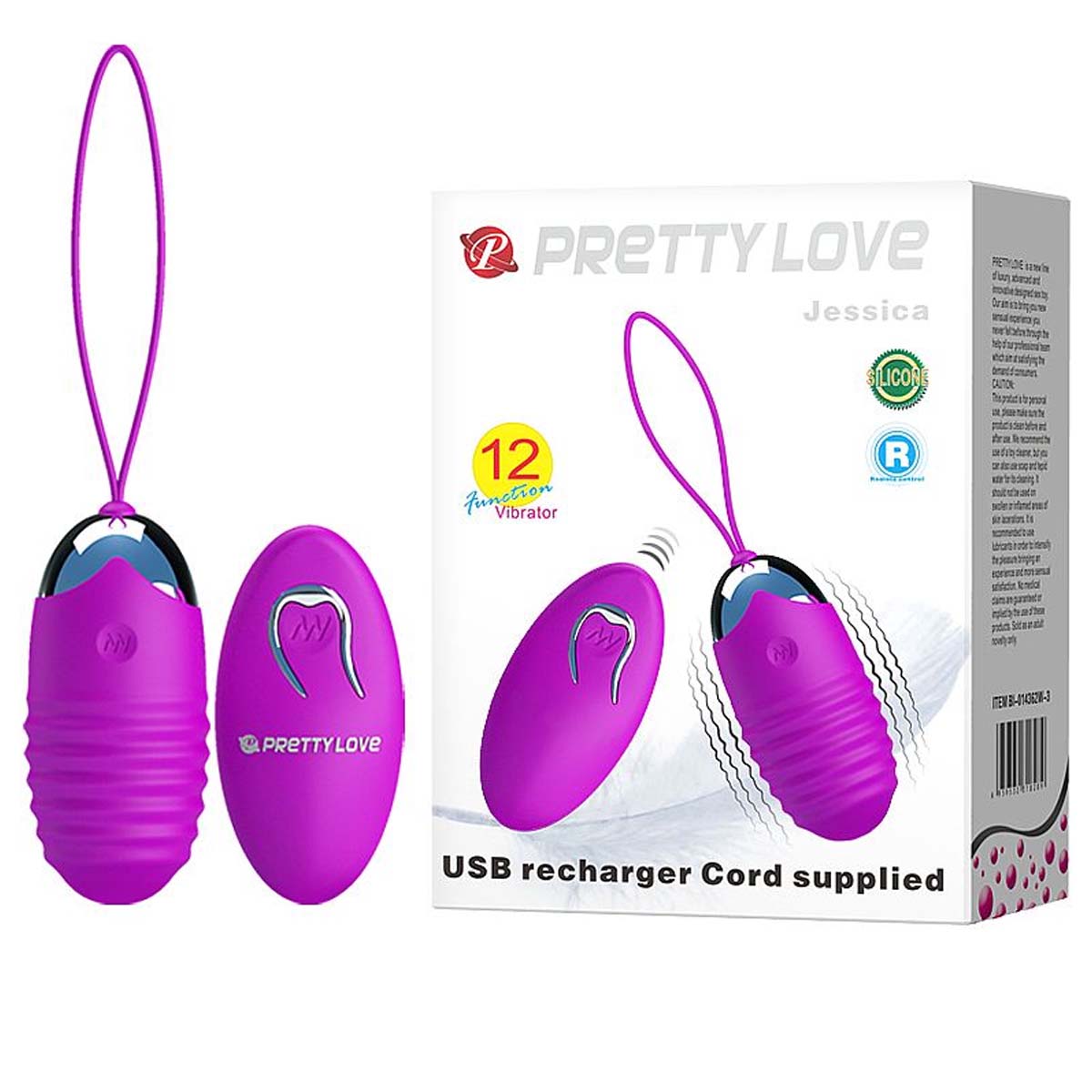 Pretty Love Bullet Jessica Massageador Recarregável Sexy Import Pretty Love Bullet Jessica Massageador Recarregável Sexy Import