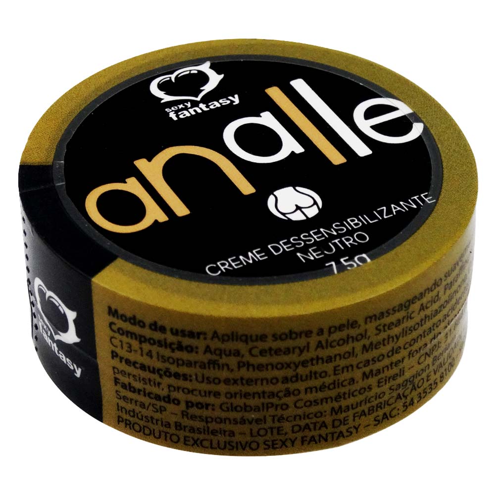 Analle Creme Dessensibilizante Anal Neutro 7,5g Sexy Fantasy