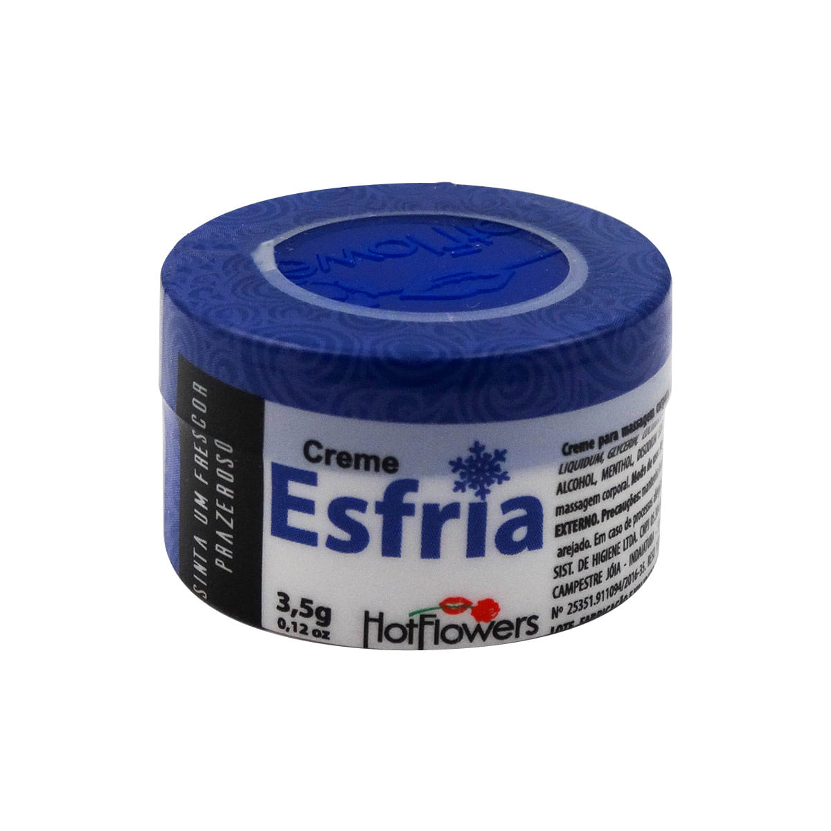 Creme Excitante Esfria Unissex 3,5g Hot Flowers