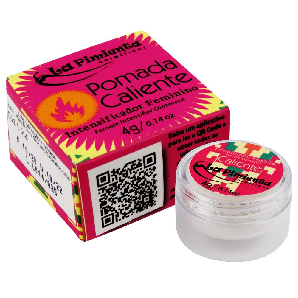 Pomada Caliente Intensificadora Creme de Massagem 4g La Pimienta Pomada Caliente Intensificadora Creme de Massagem 4g La Pimienta
