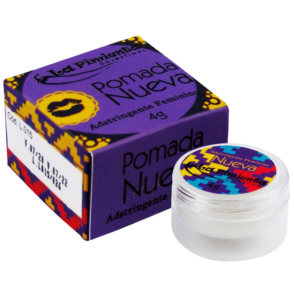 Pomada Nueva Adstringente Creme de Massagem 4g La Pimienta Pomada Nueva Adstringente Creme de Massagem 4g La Pimienta