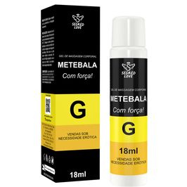 Mete Bala Lubrificante à Base de Silicone Linha Farmacinha do Riso 18ml Secret Love