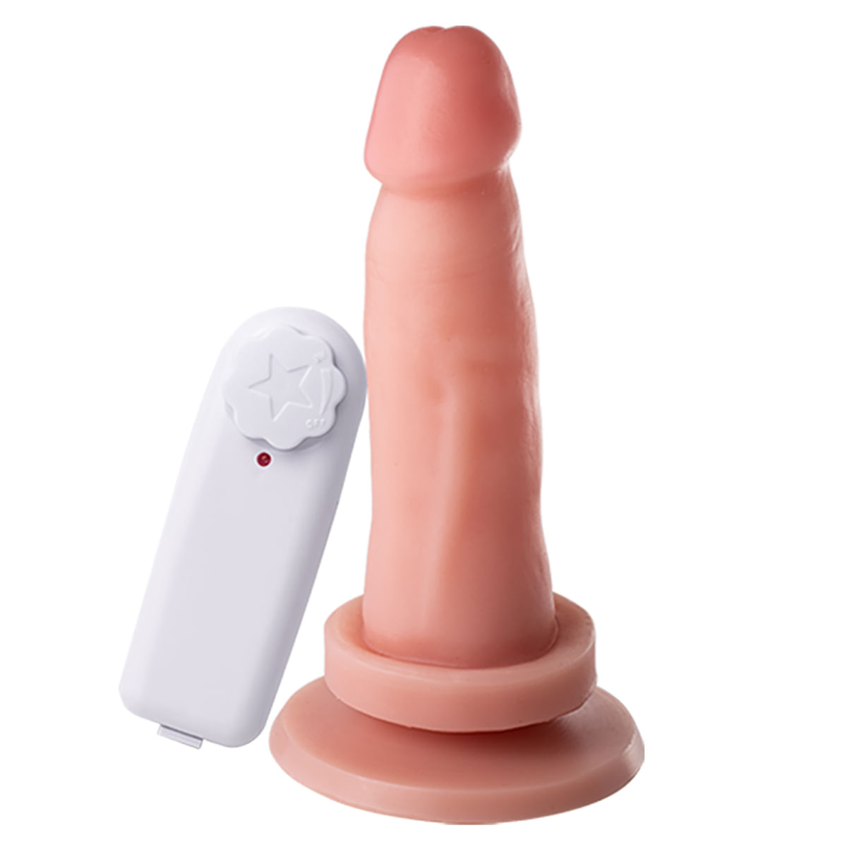 Mon Plaisir Prótese com Vibrador e Ventosa Maciça 13,5 x 3,5cm Soulsex Mon Plaisir Prótese com Vibrador e Ventosa Maciça 13,5 x 3,5cm Soulsex