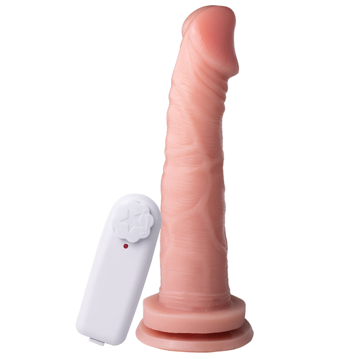 Mon Plaisir Prótese Maciça Realística com Vibro Interno e Ventosa 20 x 4,0 cm Soulsex