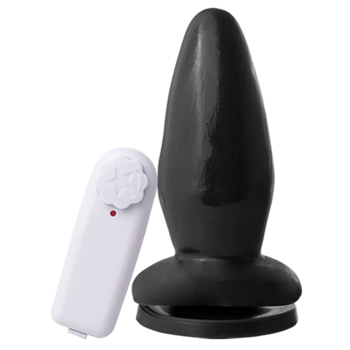 Mon Plaisir Plug Anal com Vibro e Ventosa 14cm Soulsex Mon Plaisir Plug Anal com Vibro e Ventosa 14cm Soulsex