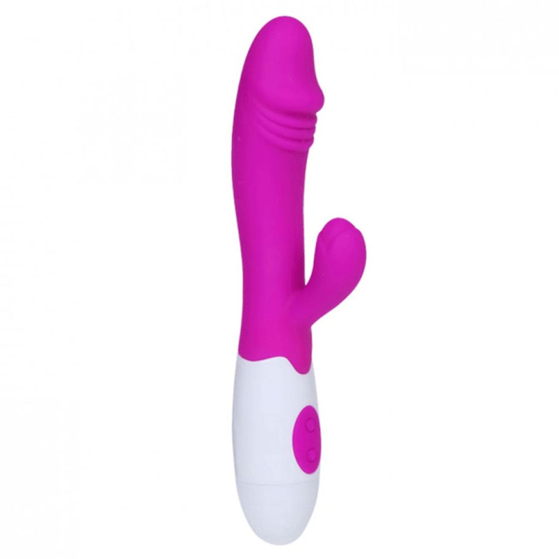 Vibrador com Estimulador de Clitóris 3R Import Roxo