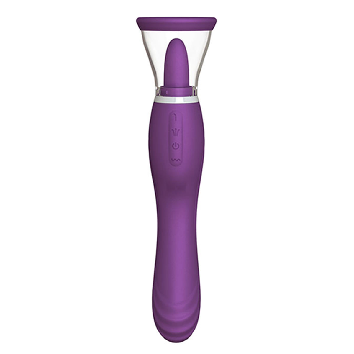 Vibrador Bomba Vaginal com Penetrador e Língua Estimuladora 3R Import