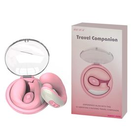 Travel Companion Estimulador Clitoriano e Ponto G com 5 Modos de Sucção e Vibração 3R Import