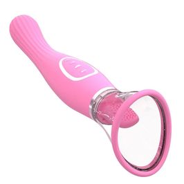 Vibrador com Bomba Vaginal e Penetrador com Língua 3R Import