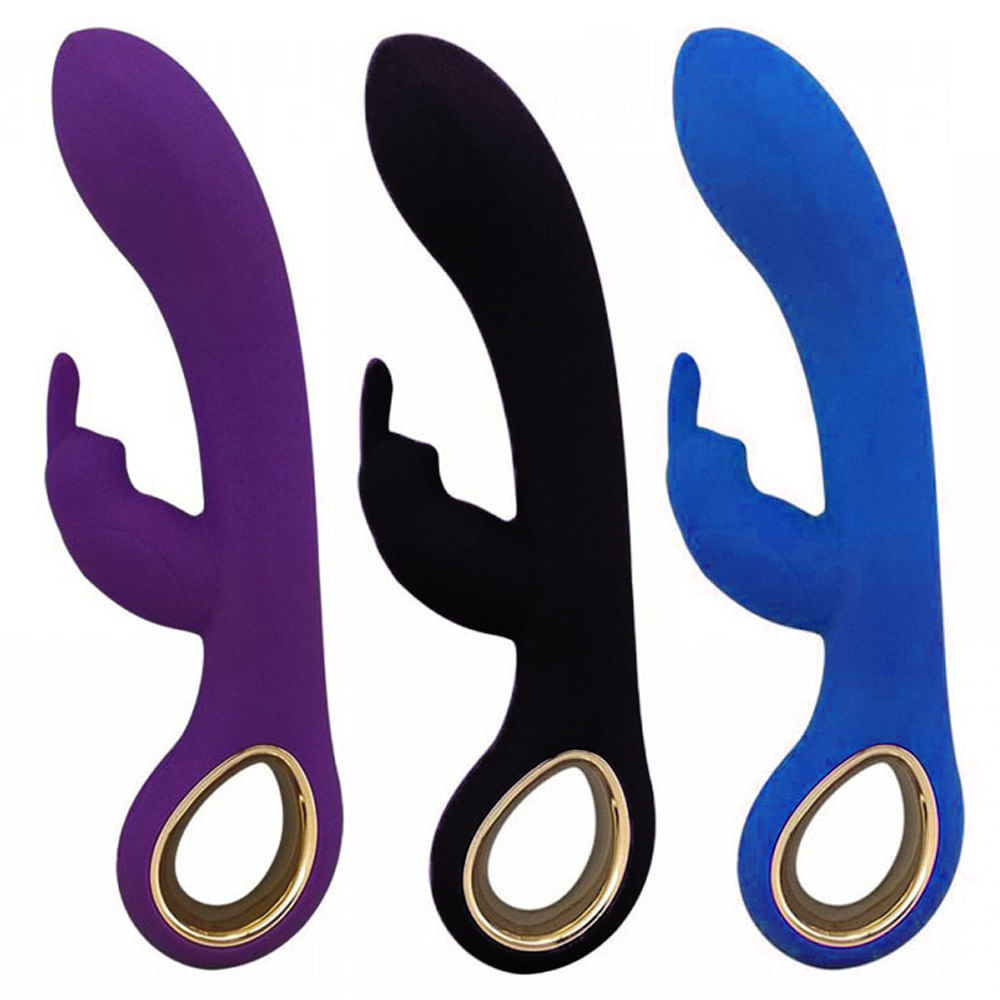 Dini Rabbit Vibrator Ponto G com Aquecimento e 10 Modos de Vibração 3R Import
