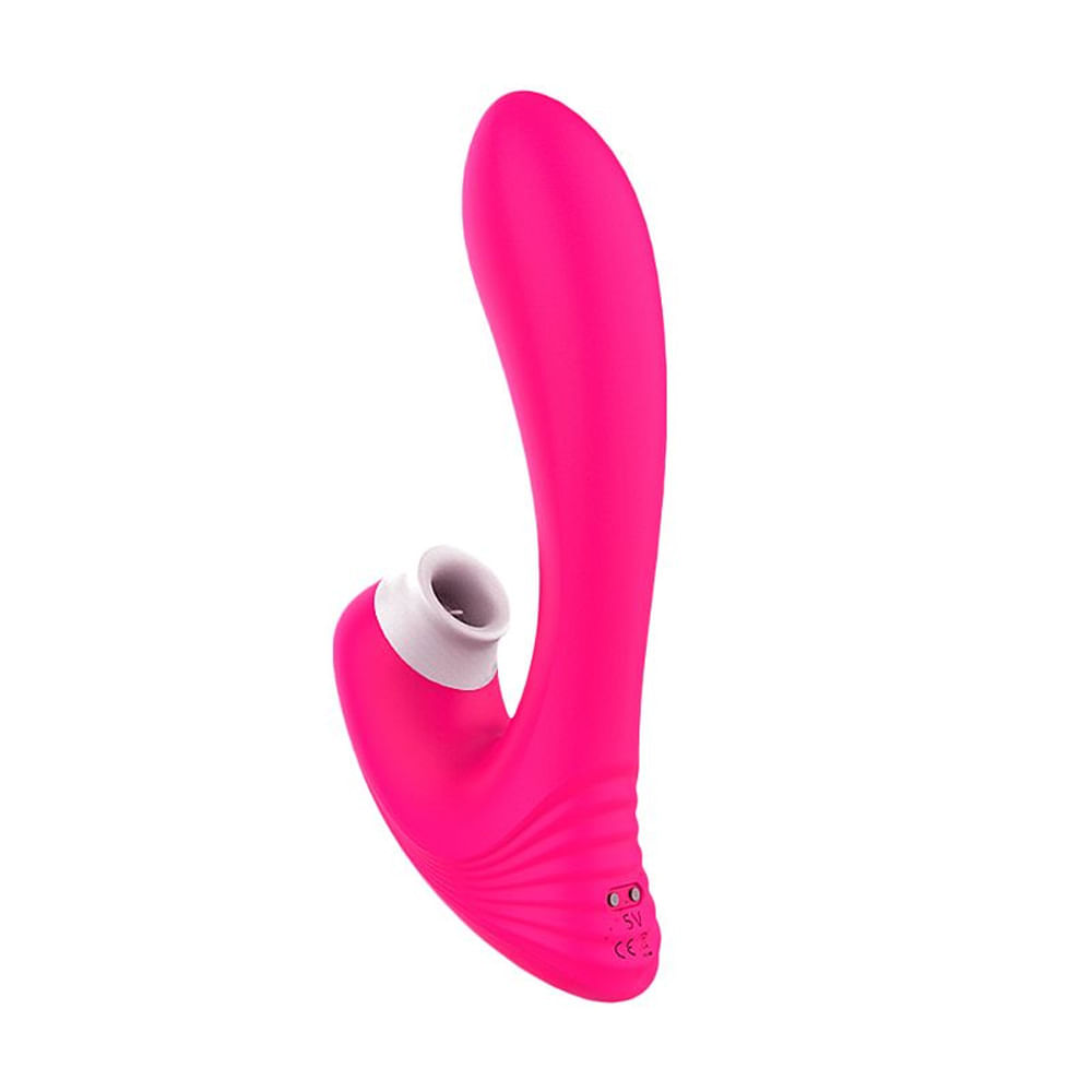 S-Hande Dawn Massageador de Ponto G com 9 Modos de Vibração e 9 modos de Sucção Sexy Import S-Hande Dawn Massageador de Ponto G com 9 Modos de Vibração e 9 modos de Sucção Sexy Import
