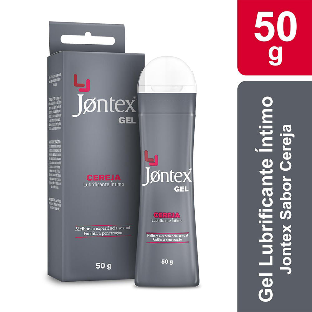 Gel Lubrificante 3 em 1 Aroma de Cereja 50g Jontex