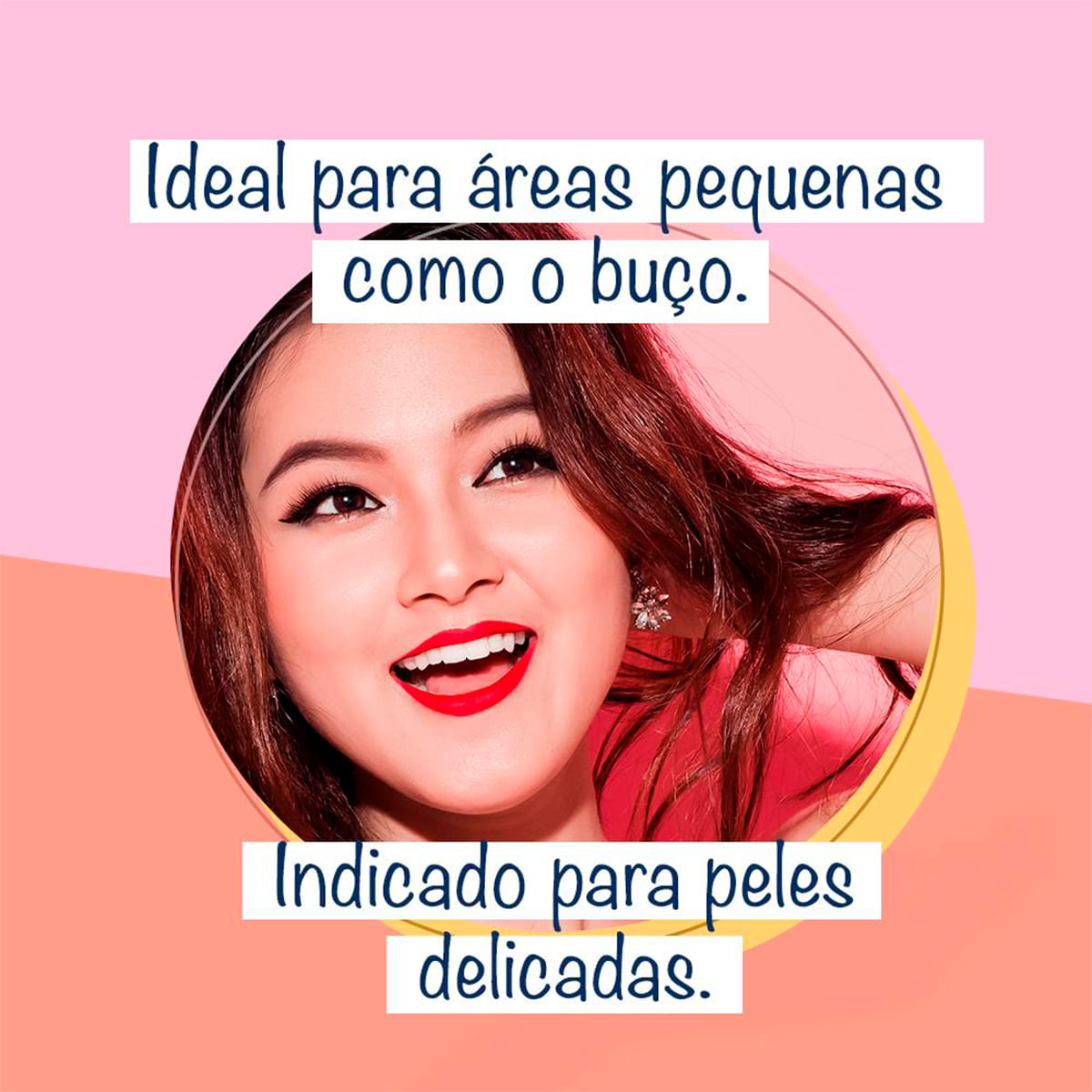 Cera Fria Facial Peles Delicadas com 12 Folhas Depilatórias Veet