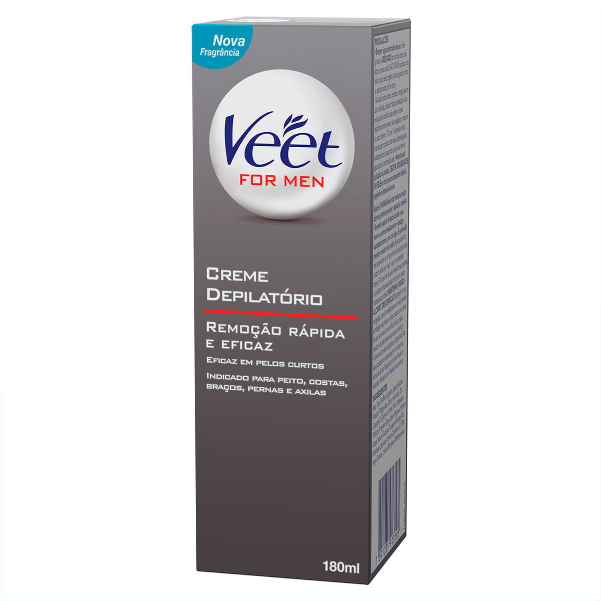 Creme Depilatório For Men 180ml Veet