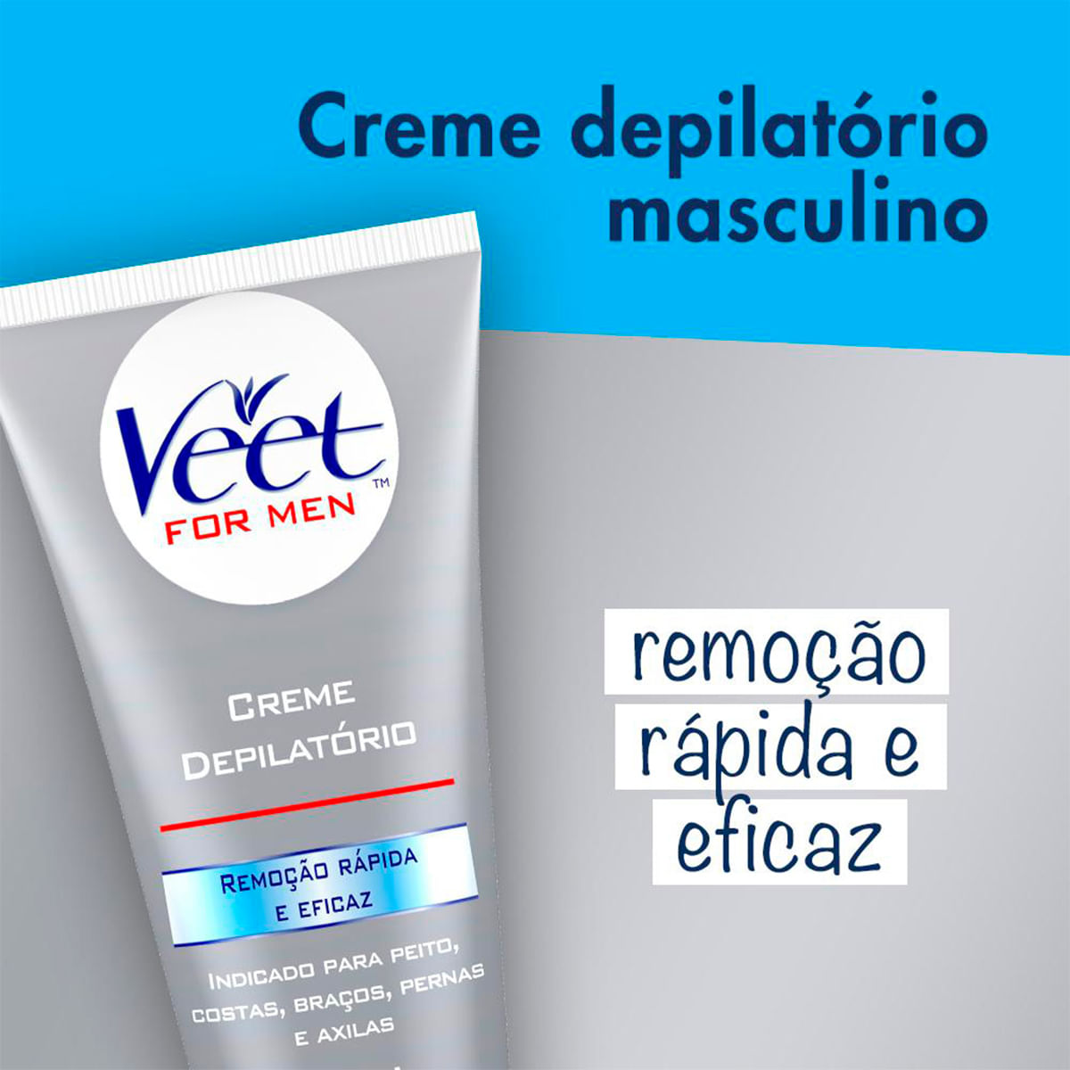 Creme Depilatório For Men 180ml Veet