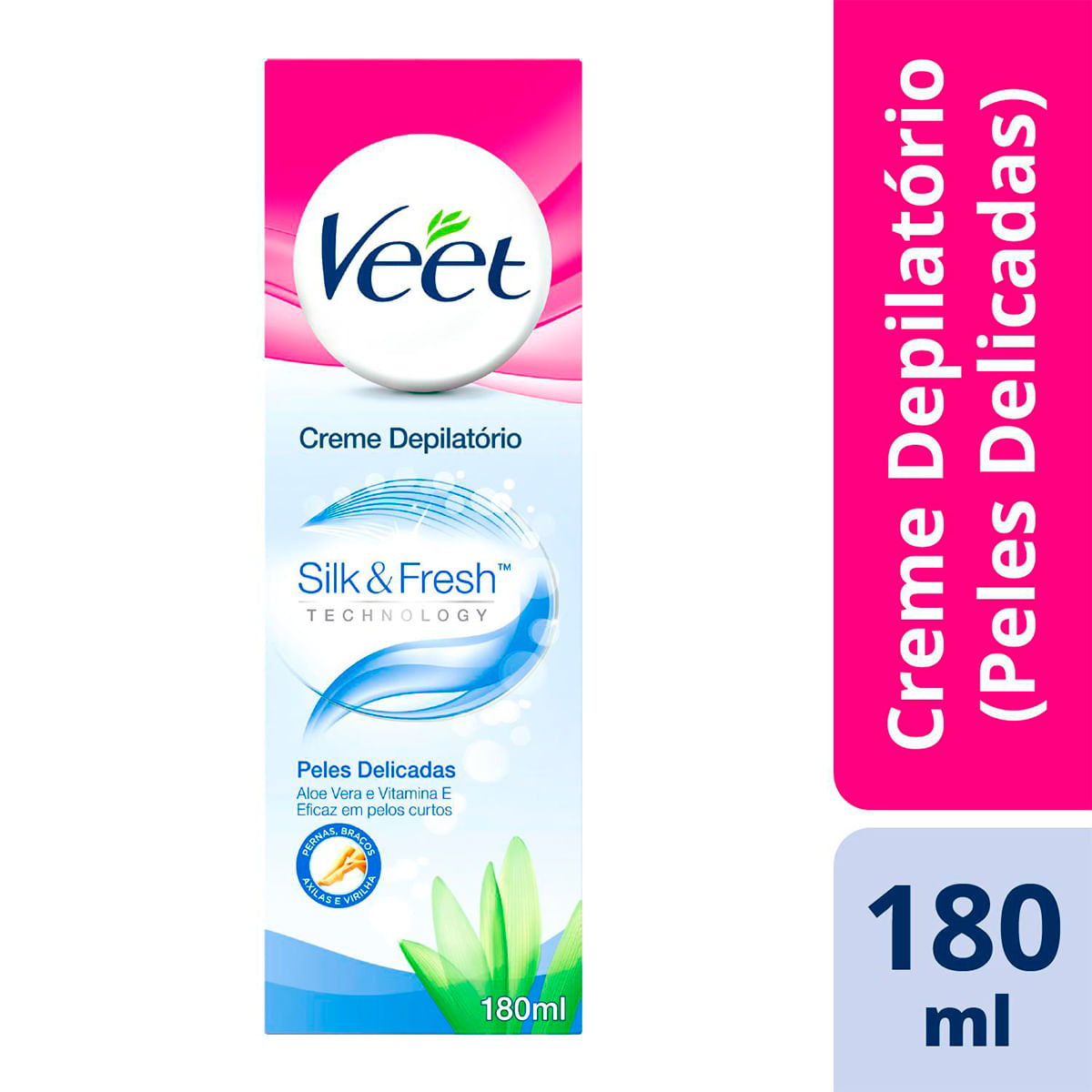 Creme Depilatório Corporal Peles Delicadas 180ml Veet