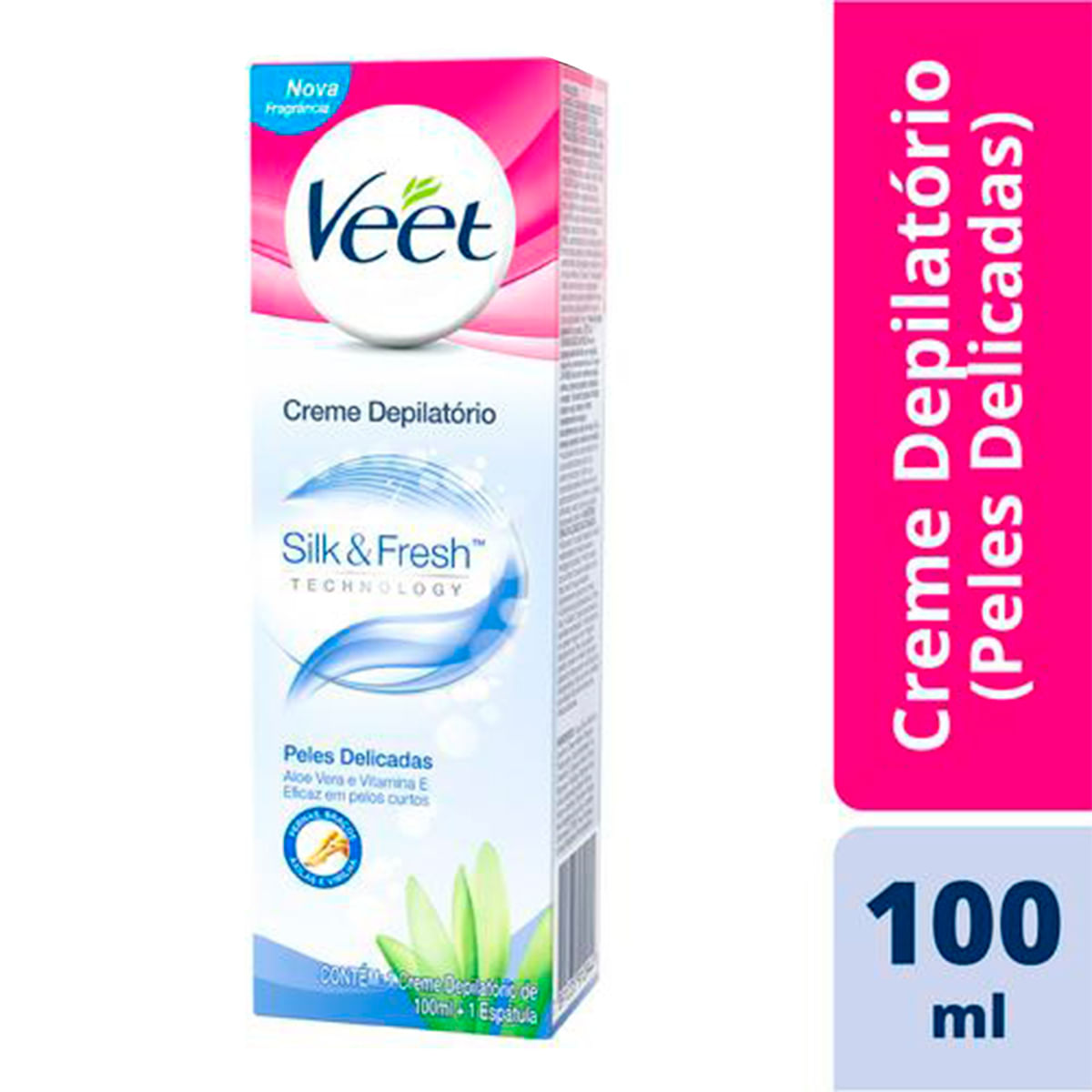 Creme Depilatório Corporal para Peles Delicadas 100ml Veet