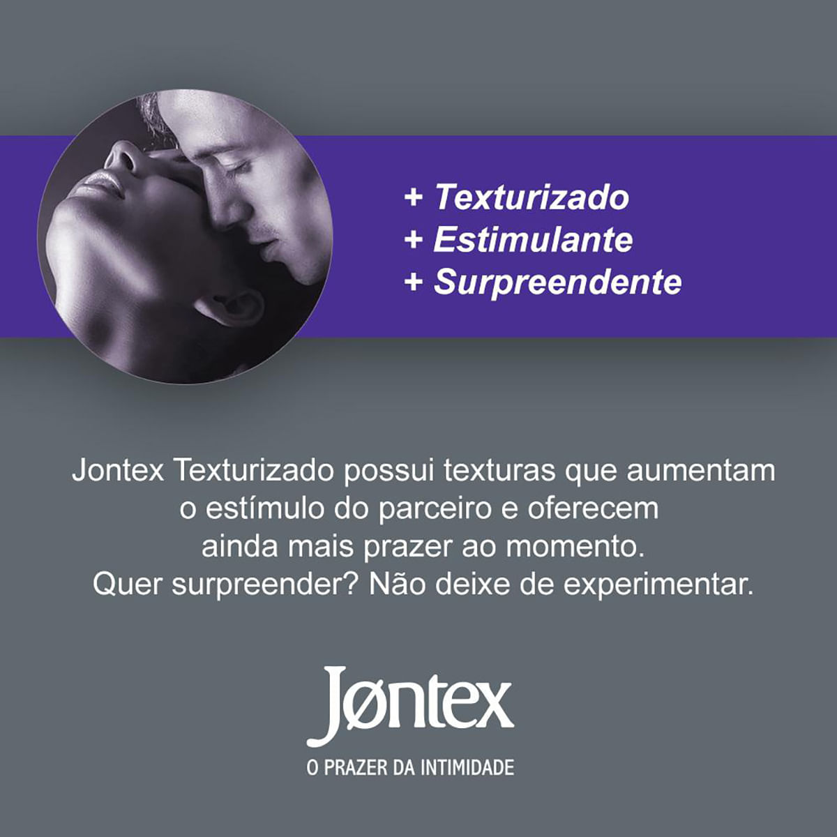 Preservativos Lubrificados Sensation Texturizado com 3 unidades Jontex