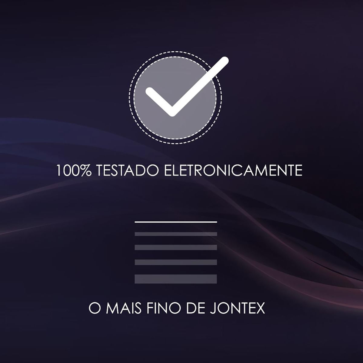 Sensação Invisível Preservativo Mais Fino com 2 unidades Jontex