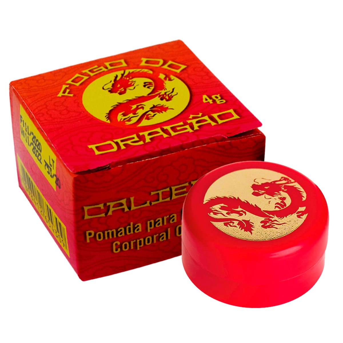 Fogo do Dragão Caliente Pomada para Massagem Corporal Oriental 4 g Sofisticatto Fogo do Dragão Caliente Pomada para Massagem Corporal Oriental 4 g Sofisticatto